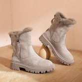 Plush Platform Snow Boots for Women – Stylish & Cozy for Winter 0