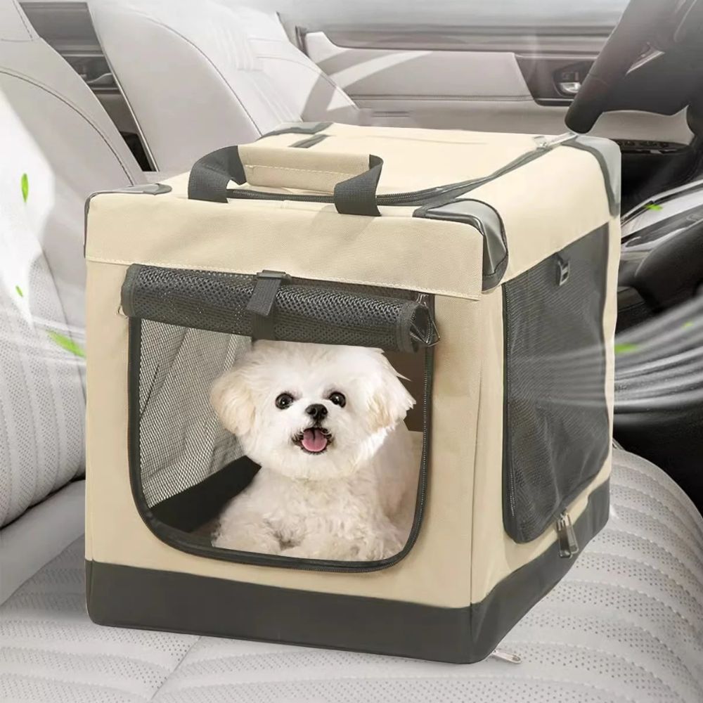 Portable, foldable small dog cage 0