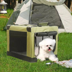 Portable, foldable small dog cage 1