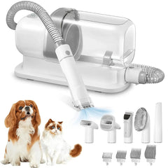 Quiet Dog Trimmer with Complete Pet Hair Clipper and Brush Set | Large 77.7 oz Capacity 1