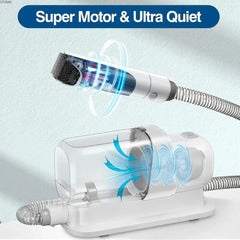 Quiet Dog Trimmer with Complete Pet Hair Clipper and Brush Set | Large 77.7 oz Capacity 3