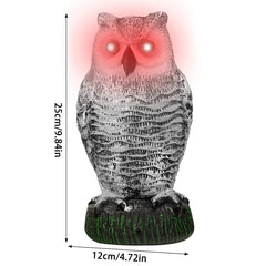 Realistic owl decoy bird deterrent 3
