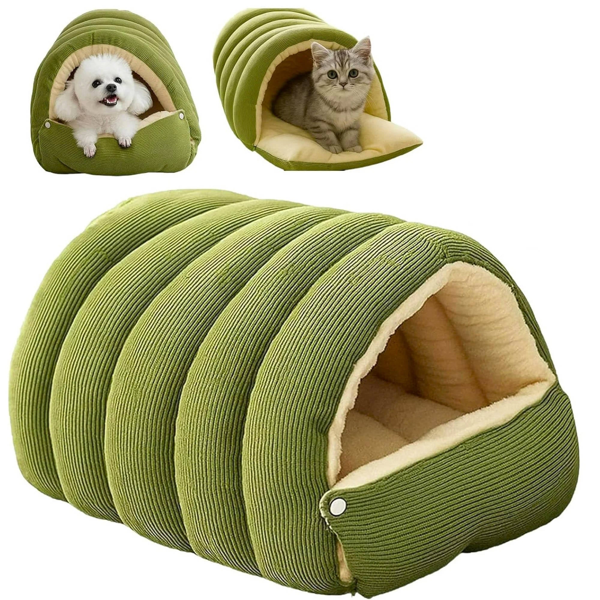 Removable and washable winter-covered cat bed 0