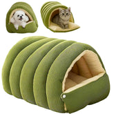Removable and washable winter-covered cat bed 0