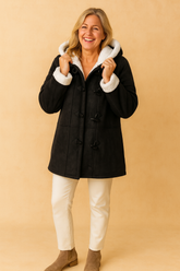 Sienna | Button-Up Jacket with Teddy Bear Lining 0