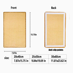 Sisal scratching board mat for furniture and play for cats 2