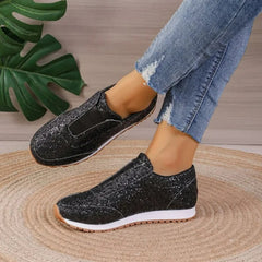Slip-On Sneakers for Women – Glitter Style & Comfortable Design 2