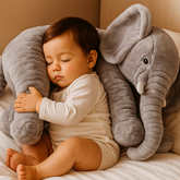 Soft Baby Elephant Plush Toy – Huggable Pillow for Comfort, Nap Time, and Early Learning 0