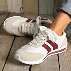 Striped Sneakers for Women – Cushioned Sole, Everyday Wear Design 2