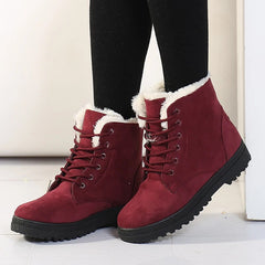 Stylish Short Ankle Boots for Women – Cozy & Warm for Winter 1