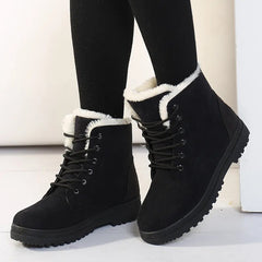 Stylish Short Ankle Boots for Women – Cozy & Warm for Winter 2