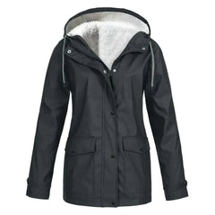 Stylish rain jacket for women | Warm 0