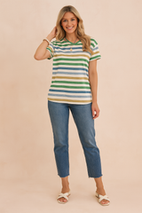 Tessa | Multicolored Striped T-shirt 0