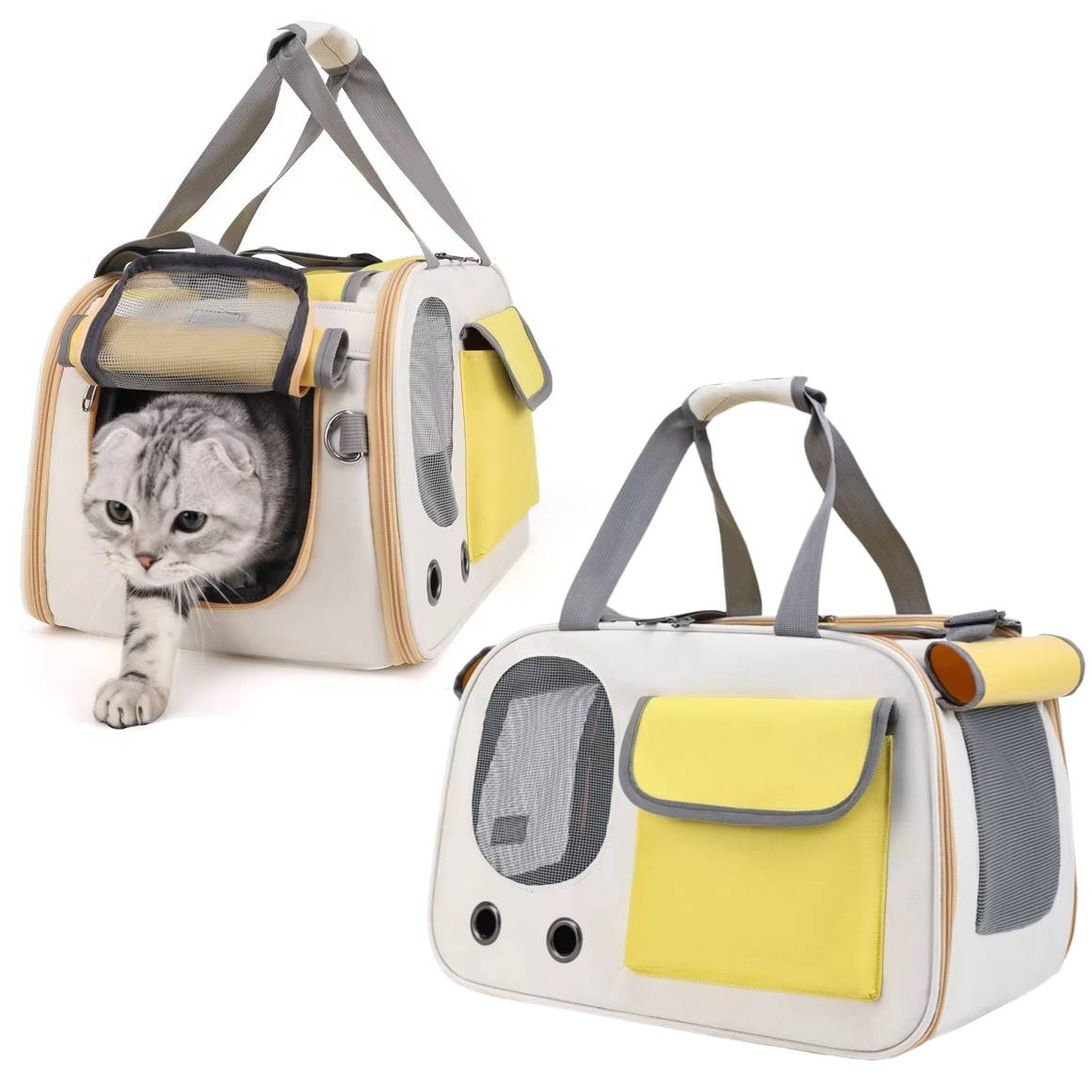 Travel carrier for cats and small dogs 0