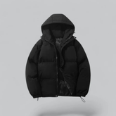 Unisex Winter Classic Down Zipper Jacket | Hooded 0