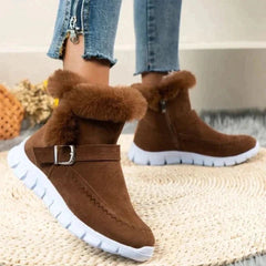 Velvet Mid-Tube Boots for Women – Cozy & Stylish Comfort 2