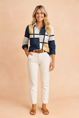 Vero | Elegant blouse with a collar and long sleeves 0