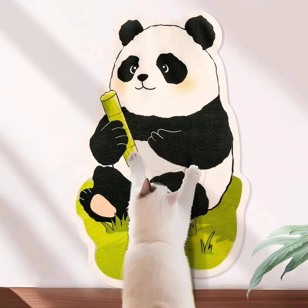 Wall-mounted cat scratching post 0