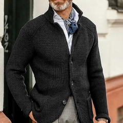 Warm men's cardigan | Button-up 1