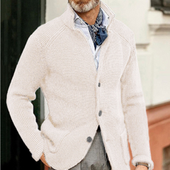 Warm men's cardigan | Button-up 2