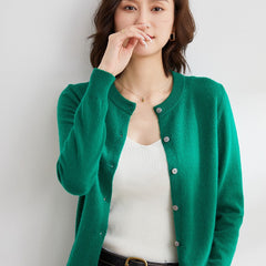 Ewa | Cardigan classique à col rond