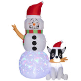WinterPals – Inflatable Christmas Yard Decoration with LED Lights 0