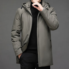 Witold | Long Winter Jacket with Hood 1