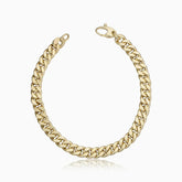 Women's Cuban Bracelet in Gold Tone - Elegant Jewelry for Every Occasion 0