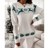 Women's Festive Christmas Sweater Warm Knit 0