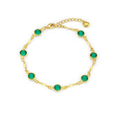 Women's Gold Bracelet with Chain - Elegant Jewelry, Adjustable Length, Perfect for Everyday and Special Occasions 0
