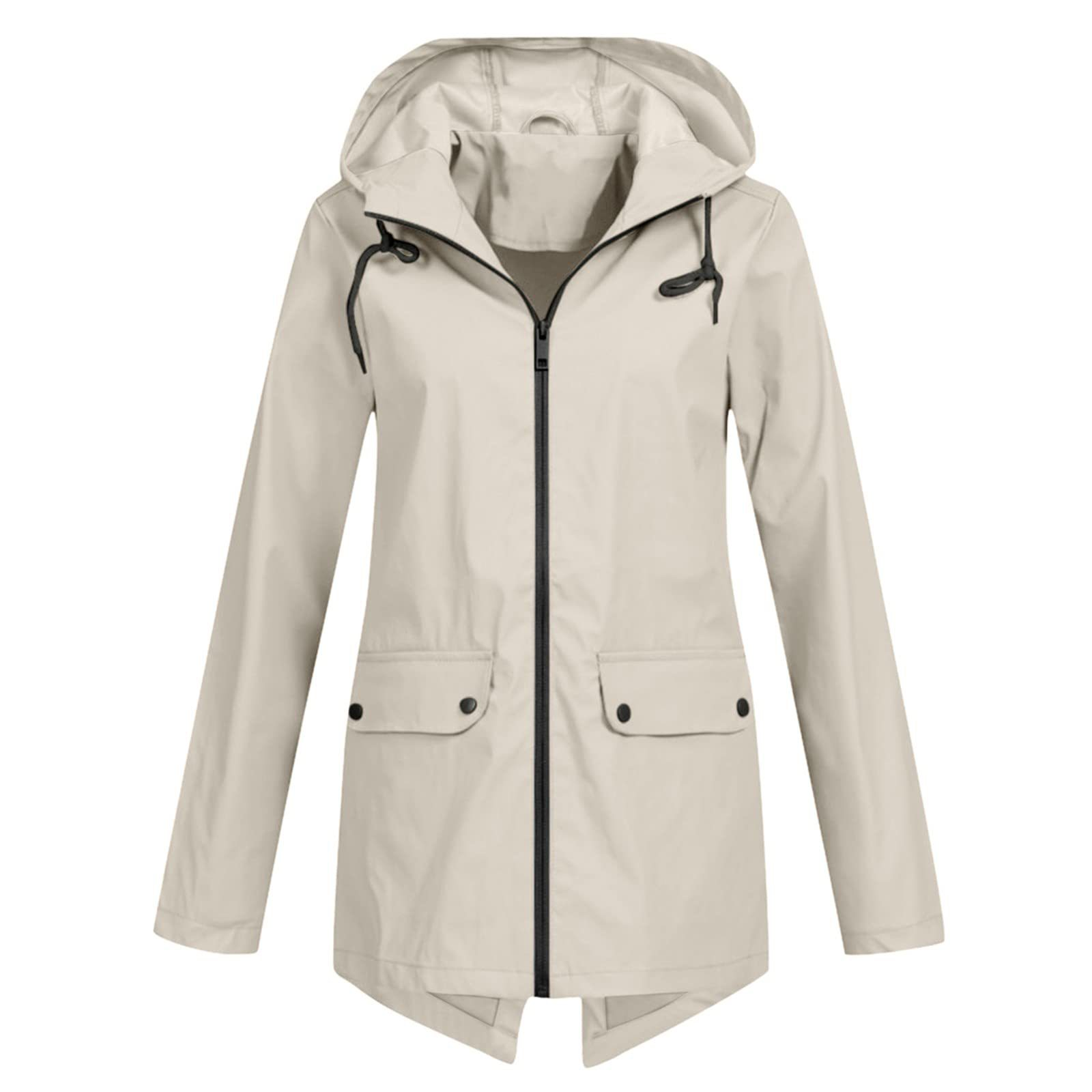 Women's Hooded Rain Jacket | Waterproof 0