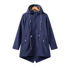 Women's Hooded Waterproof Trench Coat | Casual 2
