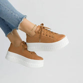 Women's Sneakers - Plateau Design – Stylish & Comfortable 0