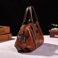 Women's Vintage Handbag Timeless Elegance Leather 1