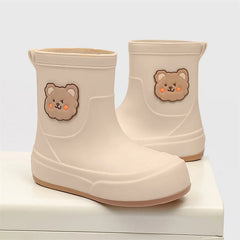 Women's Waterproof Wellington Boots | Teddy Bear Pattern 2