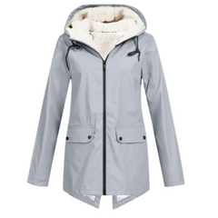 Women's Winter Waterproof Trench Coat | Hooded 1