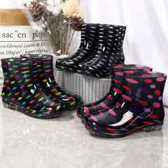 Women's waterproof rain boots | With colorful print 1