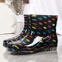Women's waterproof rain boots | With colorful print 2