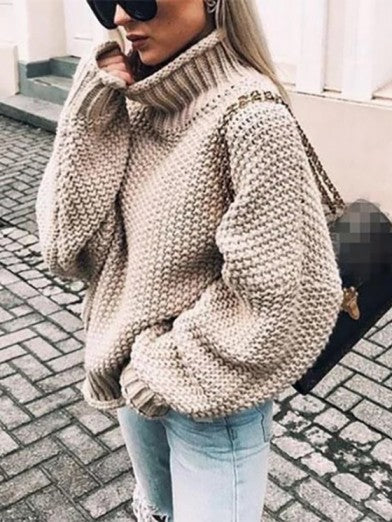 Sweater Turtleneck Tricoté Confort et Style pour Femmes