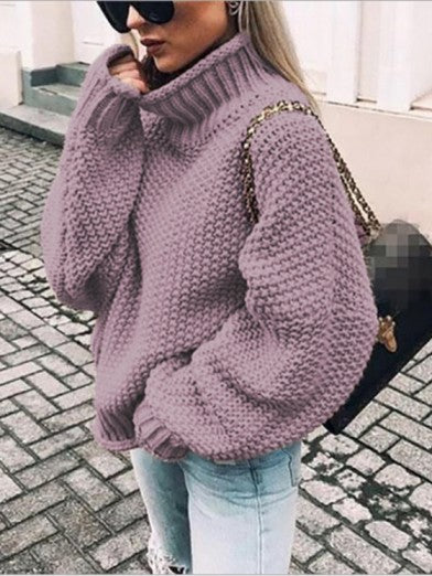 Sweater Turtleneck Tricoté Confort et Style pour Femmes