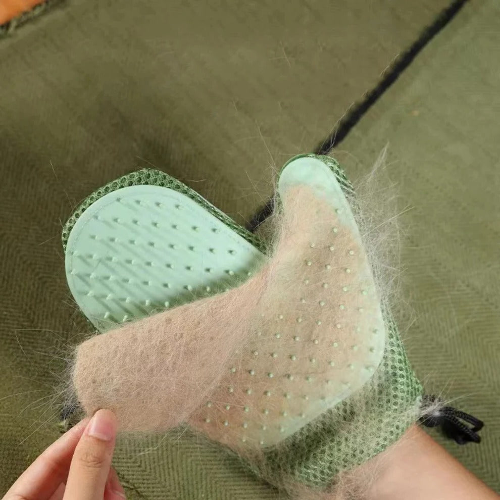 2-in-1 cat grooming glove 6