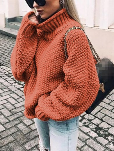 Sweater Turtleneck Tricoté Confort et Style pour Femmes