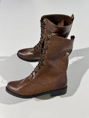 Women's Retro Lace-Up Boots | Collapsible Ankle Strap