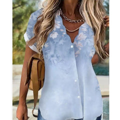 Floria | Romantic blouse with a floral print