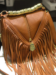 Sac Bandoulière à Franges Chic pour Femme