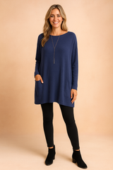 Adele | Oversized Pocket Sweater for Everyday Use 3