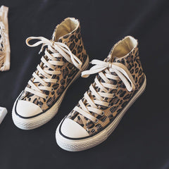 Animal Print High-Top Sneakers for Unisex – Bold & Trendy Style 0