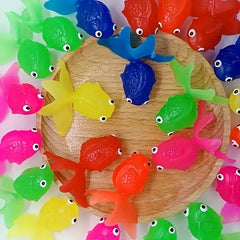 AquaFin | Floating Rubber Fish Bath Toy Set – 12-Pack for Toddler Water Fun 3