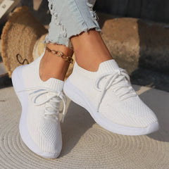 Breathable Knit Sneakers for Women – Lightweight & Casual Comfort 0