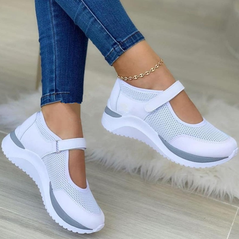 Breathable Mary Jane Sneakers for Women – Comfortable & Supportive 0